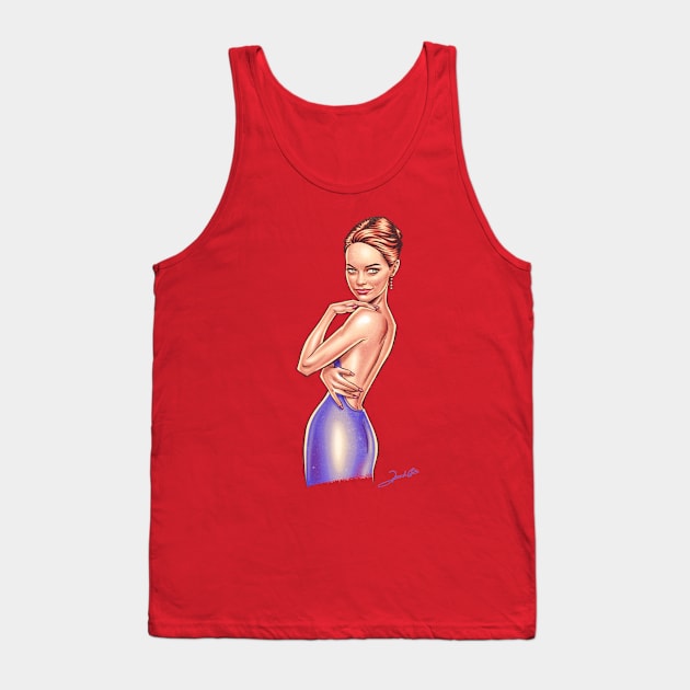 Emma Stone Tank Top by renatodsc